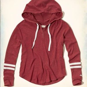 Hollister Red Lightweight Sweatshirt